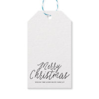 MERRY CHRISTMAS holiday christmas Gift Tags Pack Of Gift Tags