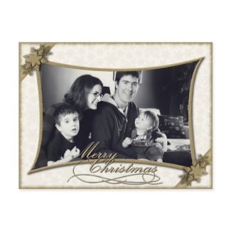 white holiday card - christmas card