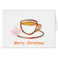 Merry Christmas holiday greeting card.