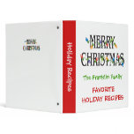 Merry Christmas Holiday Lights binders