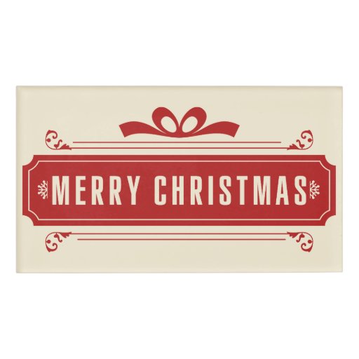 merry christmas holiday name tag zazzle merry christmas holiday name tag zazzle