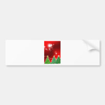 Merry Christmas  Holiday Tree Ornaments celebratio Bumper Stickers