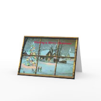 Merry Christmas House cards by LL11funway Merry Christmas House cards