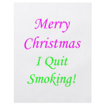 Merry Christmas I Quit Smoking! 2 flyers by omgoshitschristmas Merry Christmas I Quit Smoking! 2 flyers