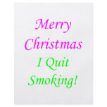 Merry Christmas I Quit Smoking! 2 Custom Flyer