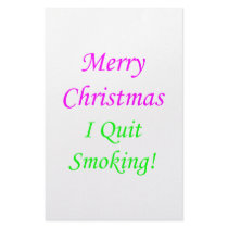 Merry Christmas I Quit Smoking! 2 stationery by omgoshitschristmas Merry Christmas I Quit Smoking! 2 stationery