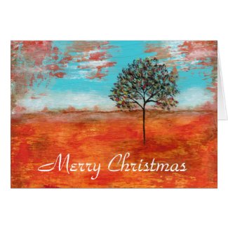 Merry Christmas I Will Revere From Original Art Greeting Card