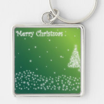 Merry Christmas illustration Keychains