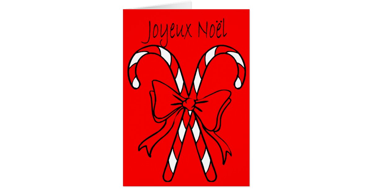 Merry Christmas In French Card | Zazzle