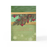 Merry Christmas in Polish, christmas card