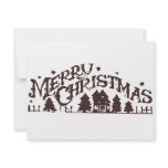 Merry Christmas Personalized Invitations
