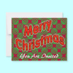 Merry Christmas invitations