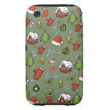 Merry Christmas iPhone 3 Tough Covers