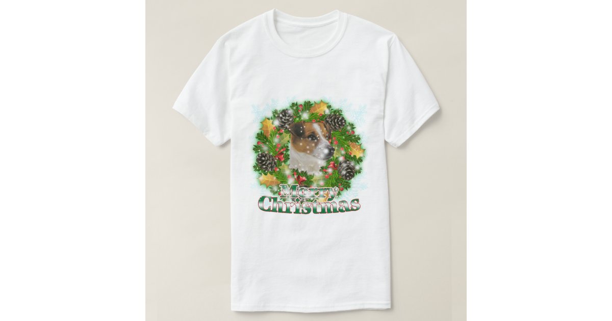 jack russell christmas shirt