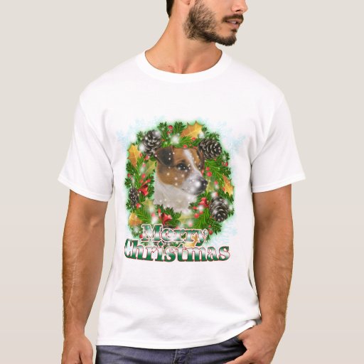 jack russell christmas shirt