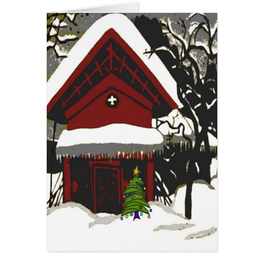 Merry Christmas Japanese Print Card | Zazzle
