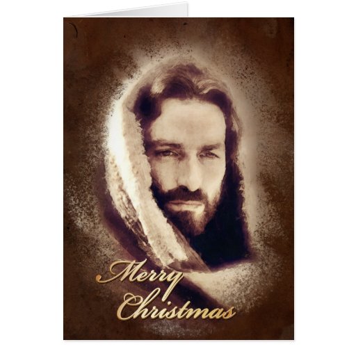 Merry Christmas Jesus Card  Zazzle
