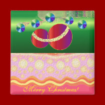 Merry Christmas Joy magnets