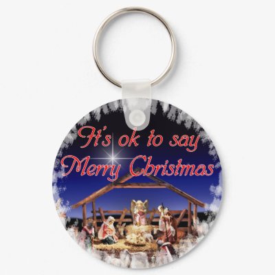 Merry Christmas Key Chain by mikek92349