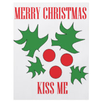 MERRY CHRISTMAS KISS ME flyers by Cheryldesigns MERRY CHRISTMAS KISS ME flyers