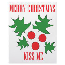 MERRY CHRISTMAS KISS ME letterhead by Cheryldesigns MERRY CHRISTMAS KISS ME letterhead