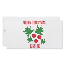 MERRY CHRISTMAS KISS ME photo cards by Cheryldesigns MERRY CHRISTMAS KISS ME photo cards