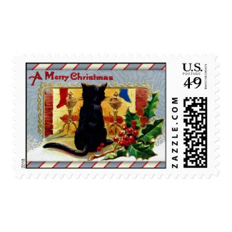 Merry Christmas Kitty Stamp