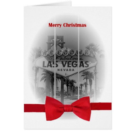 Merry Christmas Las Vegas Card