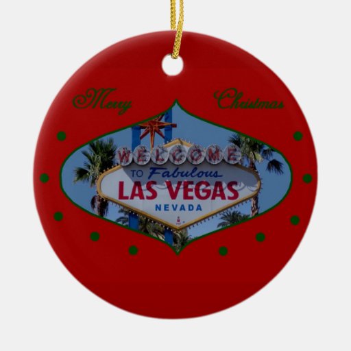 merry christmas las vegas ornament zazzle merry christmas las vegas ornament zazzle