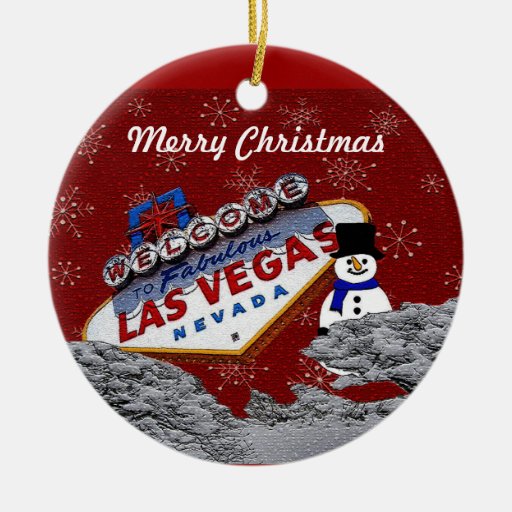 merry christmas las vegas snowman ornament zazzle merry christmas las vegas snowman ornament zazzle