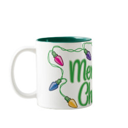 MERRYCHRISTMAS (Lights) mug