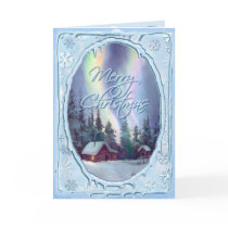 MERRY CHRISTMAS LOG CABIN by SHARON SHARPE cards