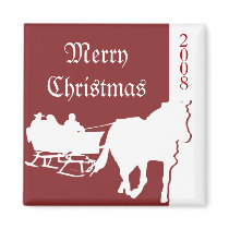 Merry Christmas magnets by SweetRascal Merry Christmas magnets