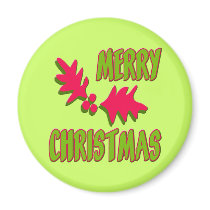 Merry Christmas magnets