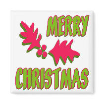 Merry Christmas magnets