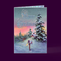 MERRY CHRISTMAS MAILBOX by SHARON SHARPE cards