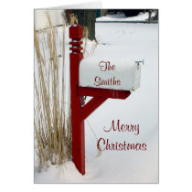 Merry Christmas Mailbox Card