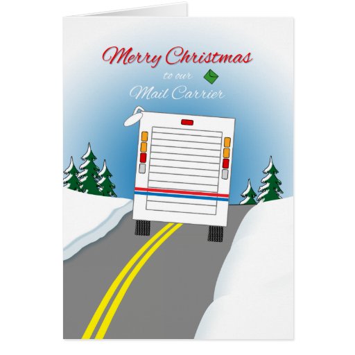 merry-christmas-mailtruck-for-mail-carrier-greeting-card-zazzle