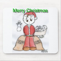 Merry Christmas Manga mousepads