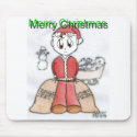 Merry Christmas Manga mousepads by Moondial Merry Christmas Manga mousepads