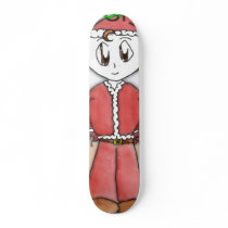Merry Christmas Manga Skateboard by Moondial Merry Christmas Manga Skateboard