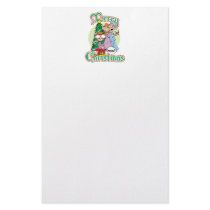 Merry Christmas Meow Customized Stationery