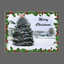 Merry Christmas Merchandise postcards