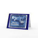 Merry Christmas Model Train Card by TheModelTrainStation Merry Christmas Model Train Card