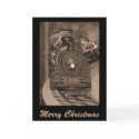 Merry Christmas Model Train Card by TheModelTrainStation Merry Christmas Model Train Card