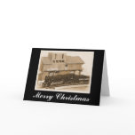 Merry Christmas Model Train Card Merry Christmas Model Train Card