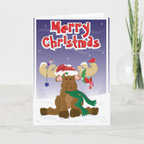 Merry Christmas Moose cards