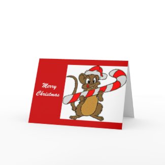 Merry Christmas Mouse card