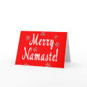 Merry Christmas Namaste Cards card