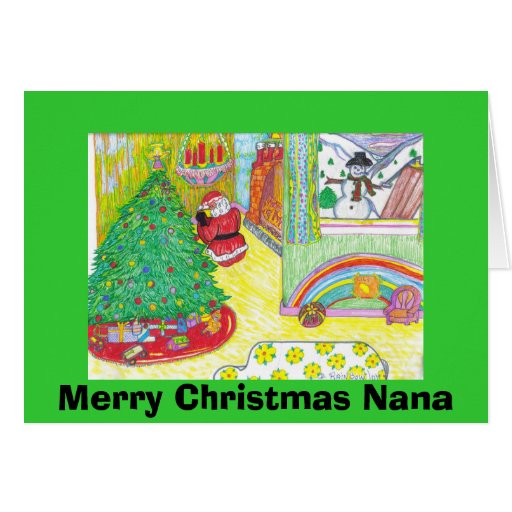 Merry Christmas Nana Card Zazzle